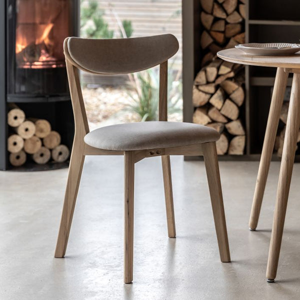 Ghedi Girola Dining Chair Natural 2pk — SantoLusso®