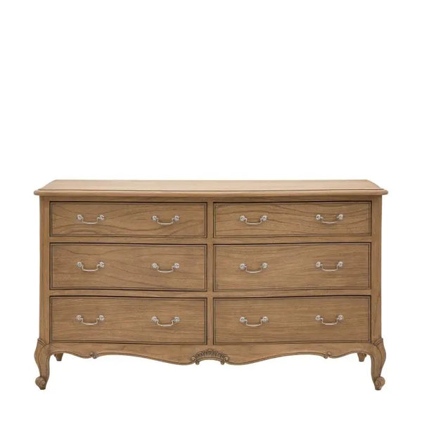 Ghedi Bayas 6 Drawer Chest Weathered — SantoLusso®
