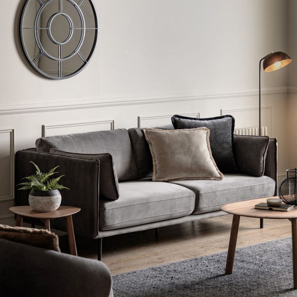 Ghedi Liri Sofa Truffle Velvet — SantoLusso®