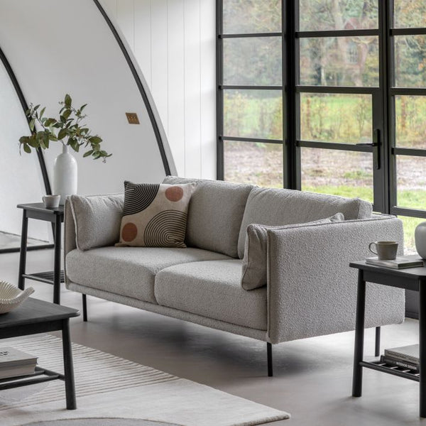 Ghedi Liri Sofa Cool Natural Boucle — SantoLusso®
