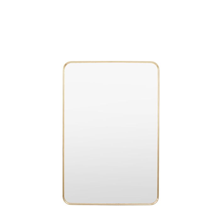 Ghedi Rivagli Rectangle Mirror Gold — SantoLusso®