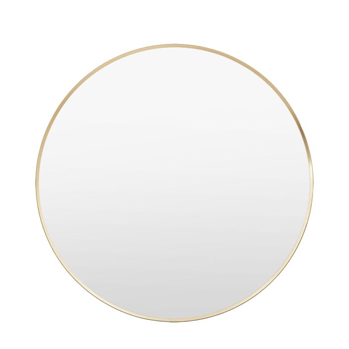 Ghedi Rivagli Large Round Mirror Gold — SantoLusso®