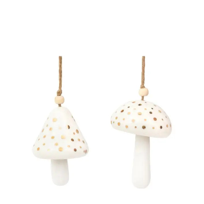 Ghedi Pearly White Hanging Mushrooms 2pk — SantoLusso®