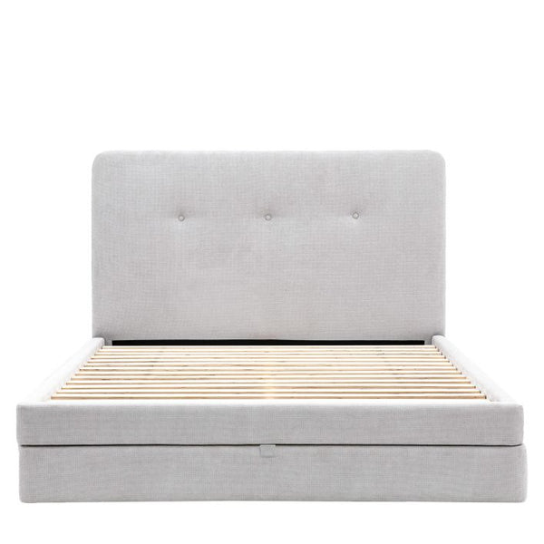 Ghedi Teziano 2 Drawer Bedstead Double Taupe — SantoLusso®