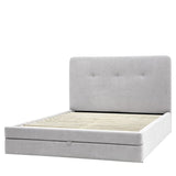 Ghedi Teziano 2 Drawer Bedstead Double Taupe — SantoLusso®