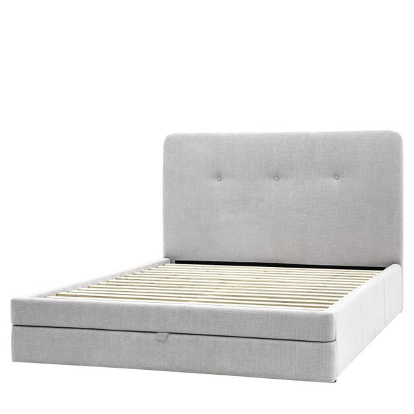 Ghedi Teziano 2 Drawer Bedstead Double Taupe — SantoLusso®