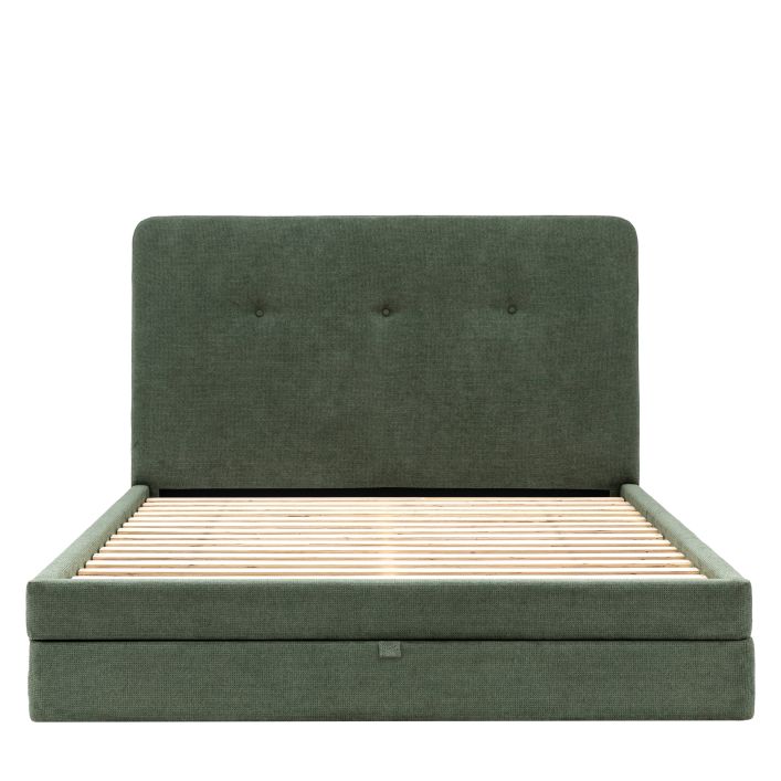 Ghedi Teziano 2 Drawer Bedstead King Green — SantoLusso®