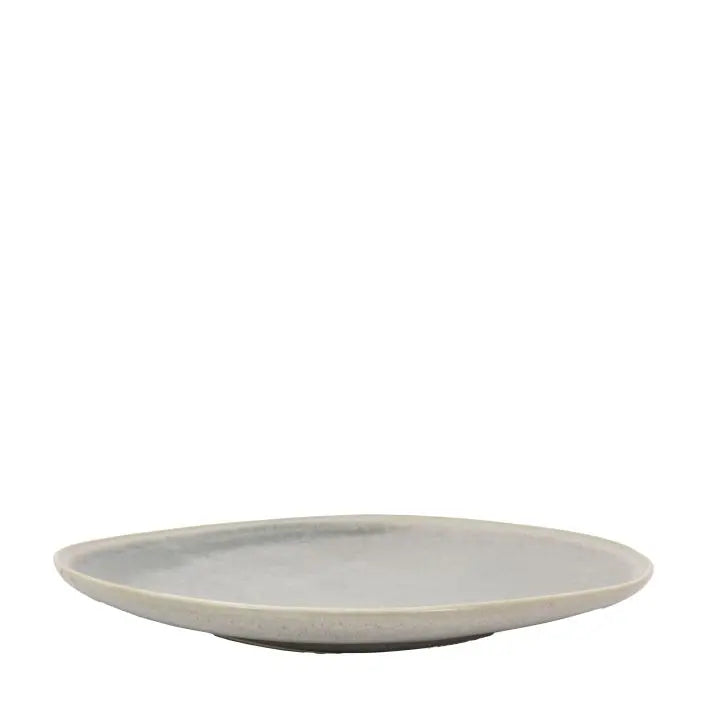 Ghedi Pebble Glaze Dinner Plate Dove Grey 4pk — SantoLusso®