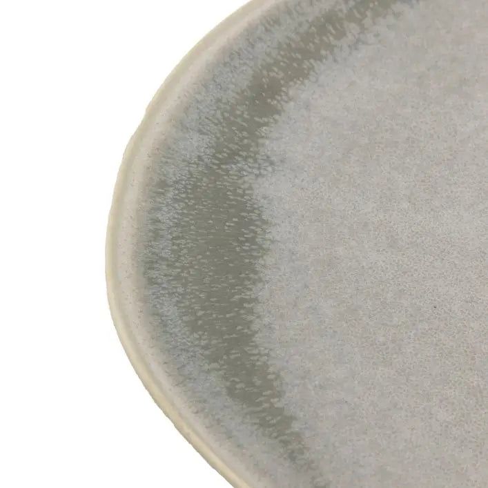 Ghedi Pebble Glaze Dinner Plate Dove Grey 4pk — SantoLusso®