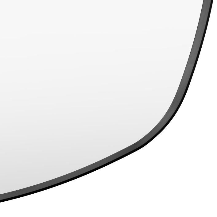 Ghedi Rivagli Pebble Mirror Black Large — SantoLusso®