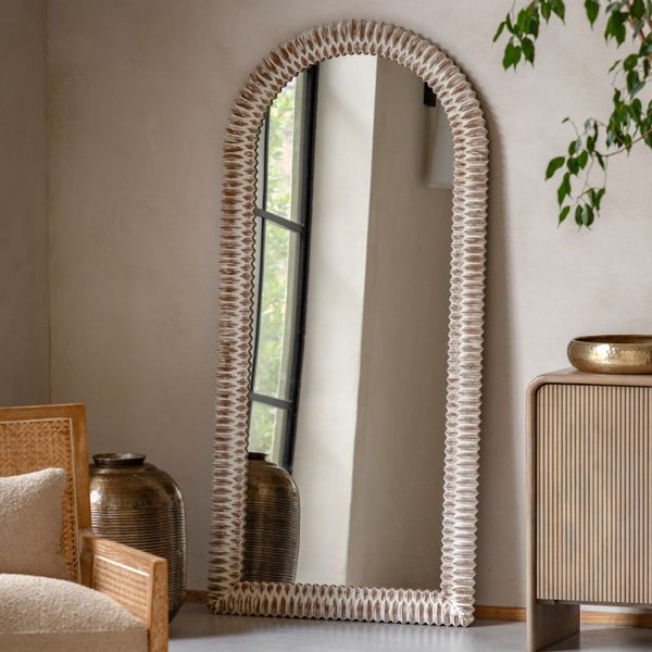 Ghedi Cadressa Arch Leaner White Wash — SantoLusso®