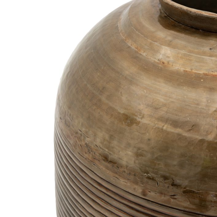 Ghedi Kasai Metal Vase Large — SantoLusso®
