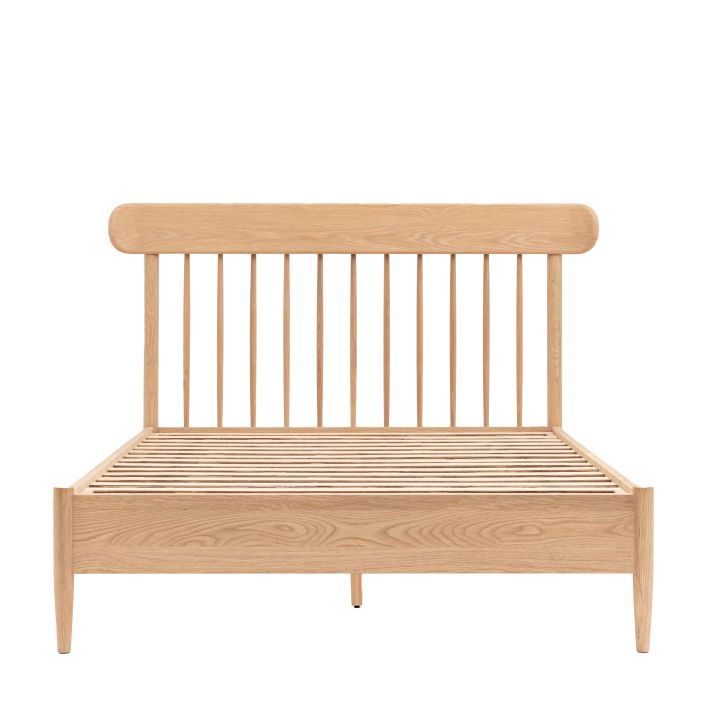 Ghedi Girola Double Spindle Bed Natural — SantoLusso®