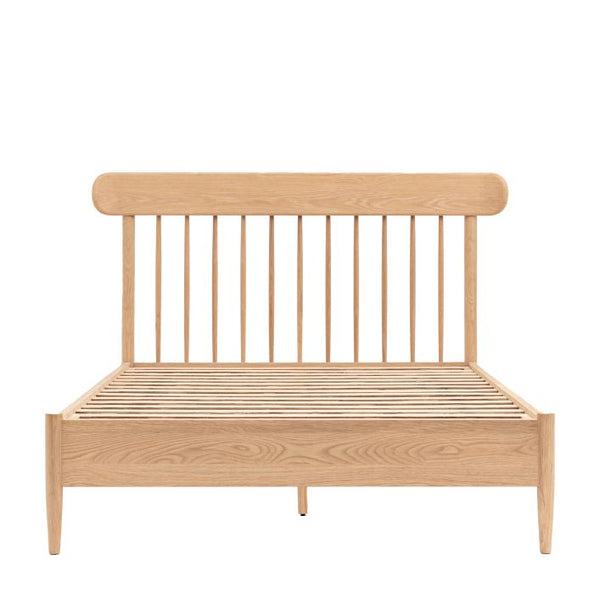 Ghedi Girola King Spindle Bed Natural — SantoLusso®