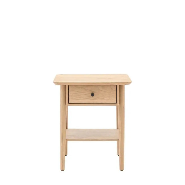 Ghedi Girola 1 Drawer Bedside Natural — SantoLusso®