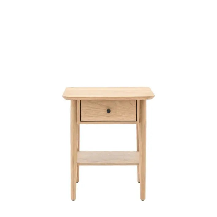 Ghedi Girola 1 Drawer Bedside Natural — SantoLusso®
