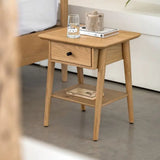 Ghedi Girola 1 Drawer Bedside Natural — SantoLusso®
