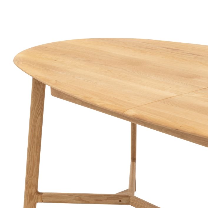 Ghedi Cabrera Extending Dining Table Oak — SantoLusso®
