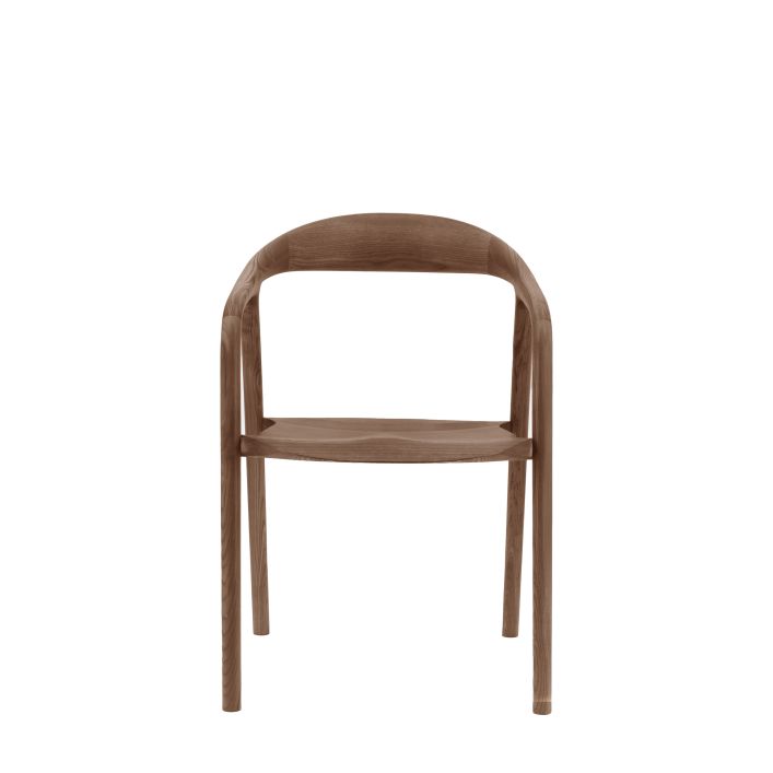 Ghedi Cabrera Dining Chair Walnut 2pk — SantoLusso®