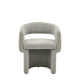 Ghedi Tempo Dining Chair Grey Boucle — SantoLusso®