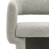 Ghedi Tempo Dining Chair Grey Boucle — SantoLusso®