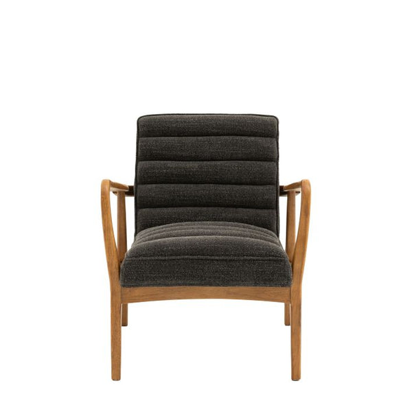 Ghedi Canello Armchair Charcoal Boucle — SantoLusso®