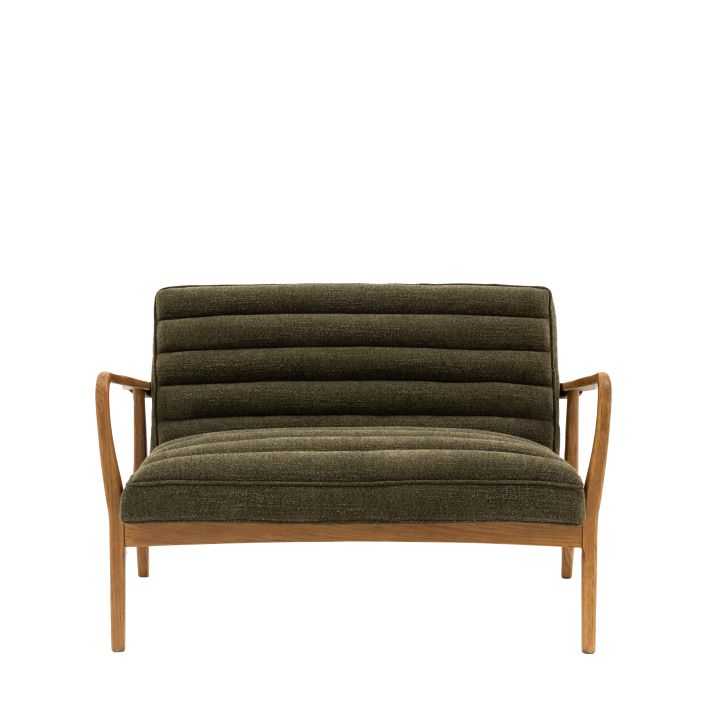 Ghedi Canello 2 Seater Green Boucle — SantoLusso®