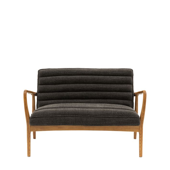 Ghedi Canello 2 Seater Charcoal Boucle — SantoLusso®
