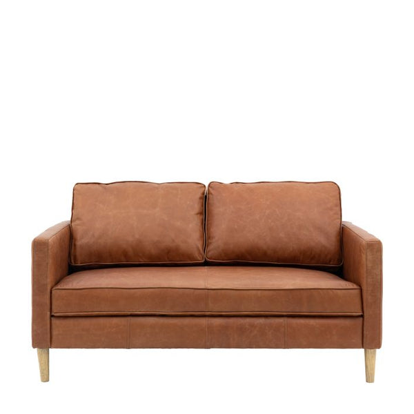Ghedi Racello 2 Seater Sofa Vintage Brown Leather — SantoLusso®