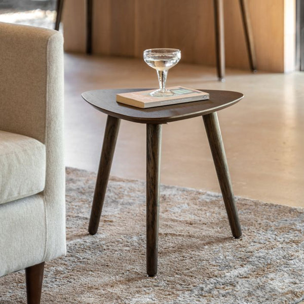 Ghedi Girola Side Table Smoked — SantoLusso®