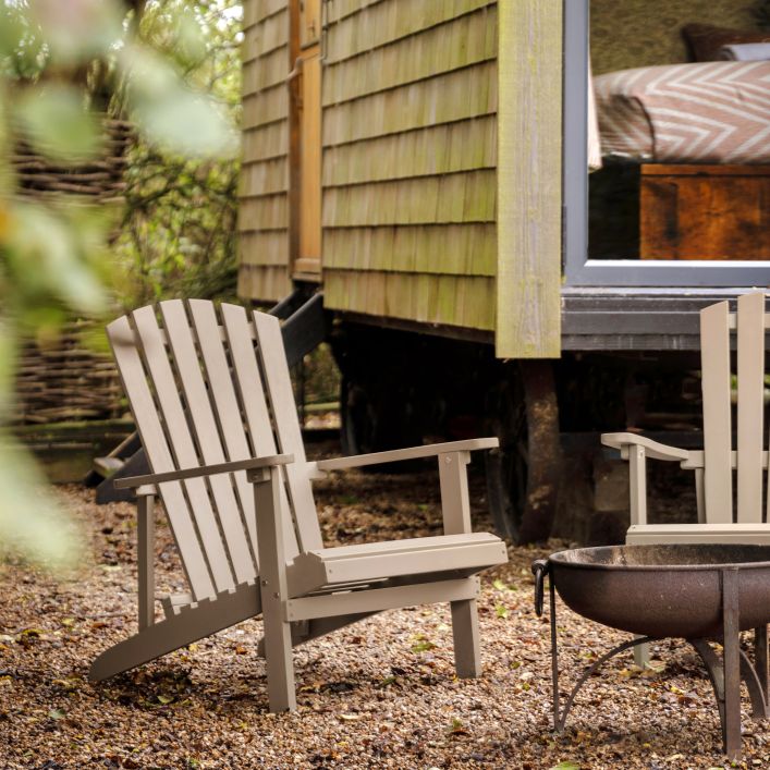 Ghedi Vela Lounge Chair Taupe — SantoLusso®