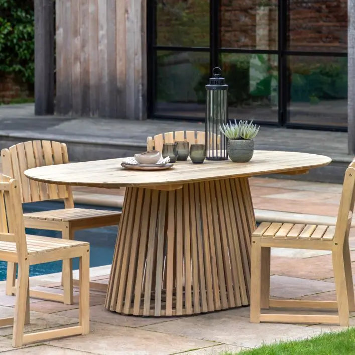 Ghedi Tesanti Oval Dining Table 6 Seater — SantoLusso®