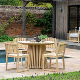 Ghedi Tesanti Round Dining Table 4 Seater — SantoLusso®