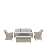 Ghedi Granna Rectangle Dining Set — SantoLusso®