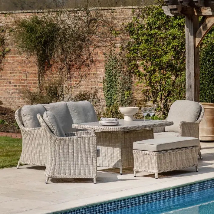 Ghedi Granna Rectangle Dining Set — SantoLusso®