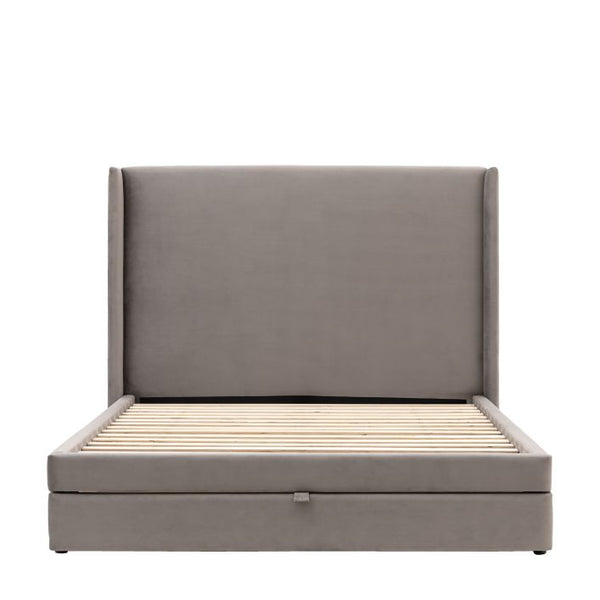 Ghedi Modina King Bed Taupe — SantoLusso®