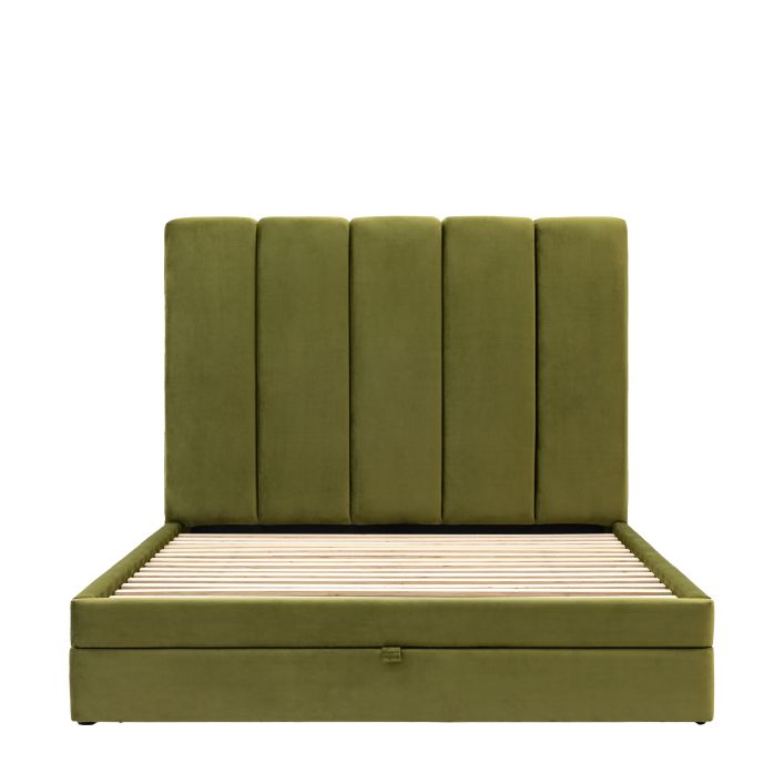 Ghedi Bora Double Bed Olive — SantoLusso®