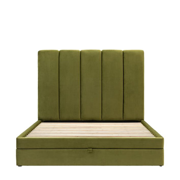 Ghedi Bora King Bed Olive — SantoLusso®