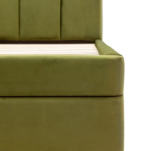 Ghedi Bora King Bed Olive — SantoLusso®