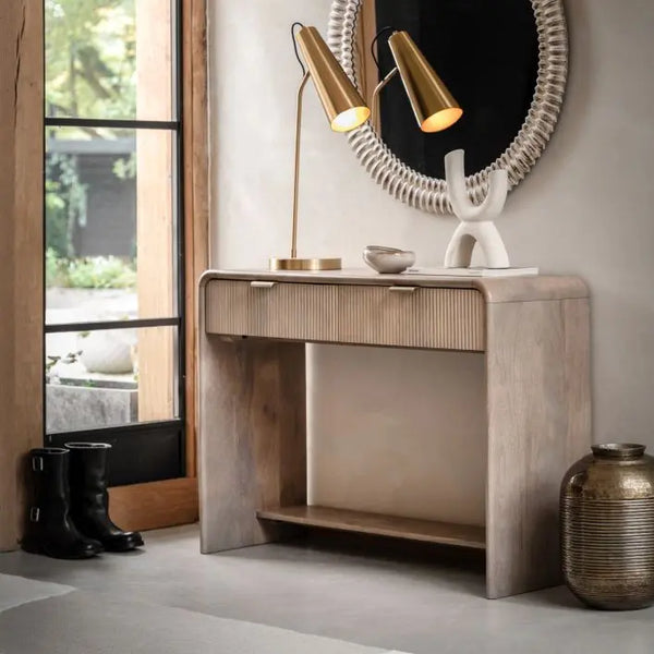Ghedi Racca 2 Drawer Console — SantoLusso®