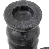 Ghedi Azuaga Marble Candlestick Grey Set of 2 — SantoLusso®