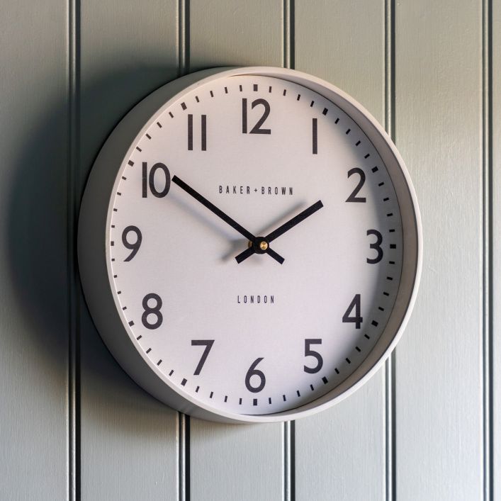 Ghedi Pelviano Wall Clock Putty — SantoLusso®