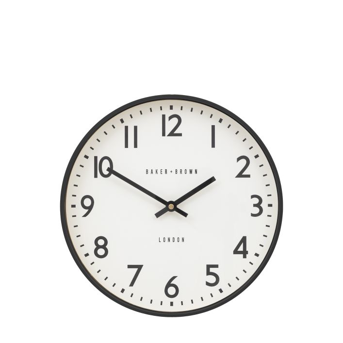 Ghedi Pelviano Wall Clock Black — SantoLusso®