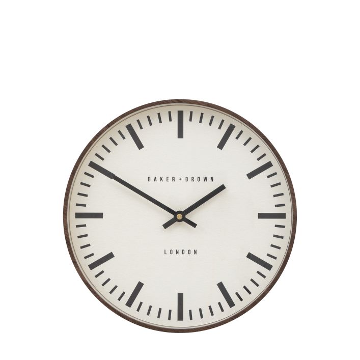 Ghedi Loma Clock Walnut — SantoLusso®