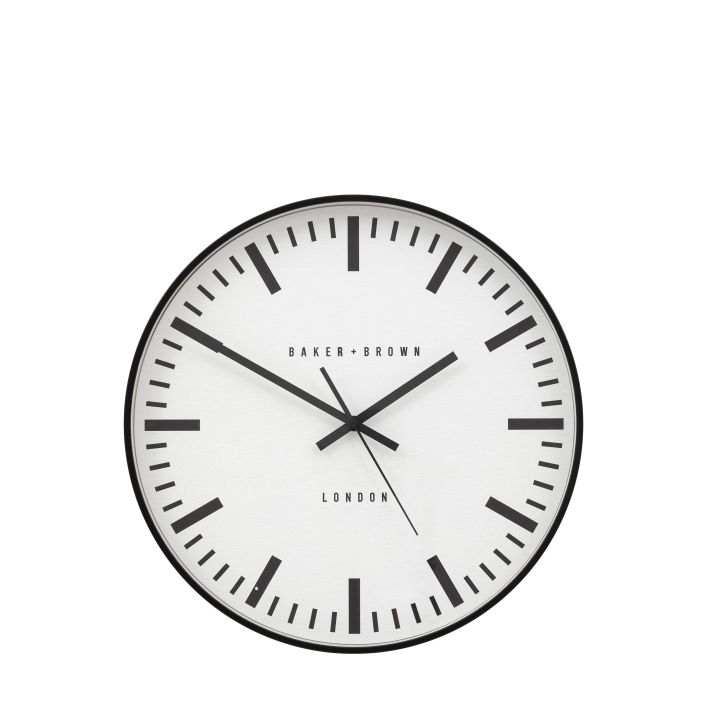 Ghedi Giustano Clock Black — SantoLusso®
