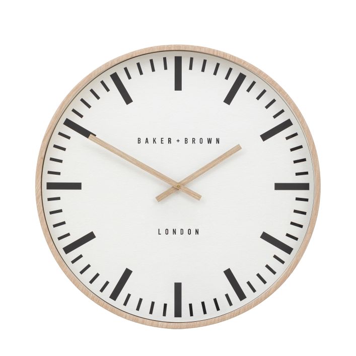 Ghedi Giustano Clock Oak — SantoLusso®