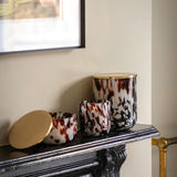 Ghedi Confetti Candle Brown Large Peony Musk — SantoLusso®