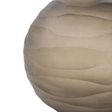 Ghedi Bevelled Glass Globe Vase Smoke Large — SantoLusso®