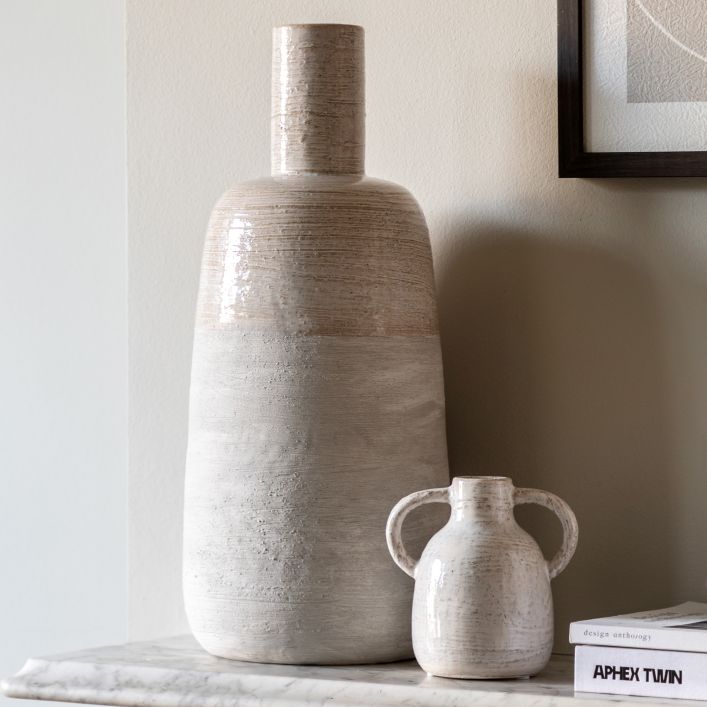 Ghedi Mobi Ceramic Bottle Vase Large — SantoLusso®