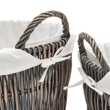 Ghedi Linen Baskets with Liner Nests Set of 2 — SantoLusso®